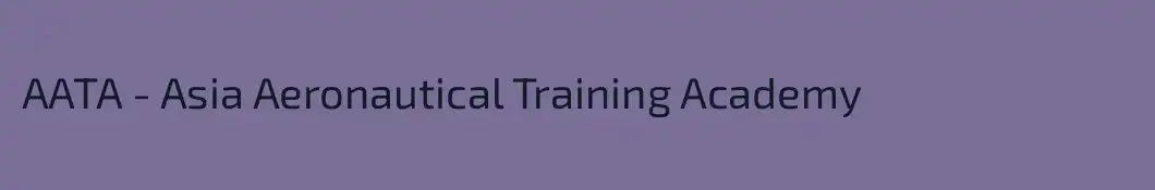 AATA - Asia Aeronautical Training Academy